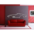thumbnail image 2 of LaModaHome 1970 Corvette ZR-1 Metal Silhouette Wall Art, 2 of 5