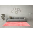 thumbnail image 3 of Ahgly Company Machine Washable Indoor Rectangle Abstract Red Modern Area Rugs, 6' x 9', 3 of 4