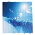 thumbnail image 2 of Ambesonne Blue Shower Curtain, Niagara Falls Landscape, 69"Wx70"L, Blue, 2 of 4