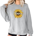 thumbnail image 4 of VBTAPA Mama Sweatshirt for Women 2026 Trendy Casual Long Sleeve Crewneck Pullover Loose Blouse Tops Y2K Streetwear Gray S, 4 of 7