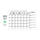thumbnail image 1 of Acrílico de pared semanal Planificador de tablero claro borrado en seco Calendario Planificador reutilizable semanal diario para hacer la lista de tablero, 1 of 3