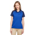 thumbnail image 1 of Team 365 TT21CW Commande Dames Snag-Protenction Colorblock Polo - S ROYL/ S DK NV - S, 1 of 2