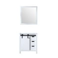 thumbnail image 3 of Lexora Home Marsyas 30" Single Vanity with Mirror in White, 3 of 9