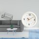thumbnail image 2 of Reloj De Pared Redondo Silencioso Contemporáneo Con Números Grandes Para El Hogar, La Oficina, La Sala De Estudio, Reloj Colgante Decorativo Moderno, Diseño Silencioso., 2 of 8