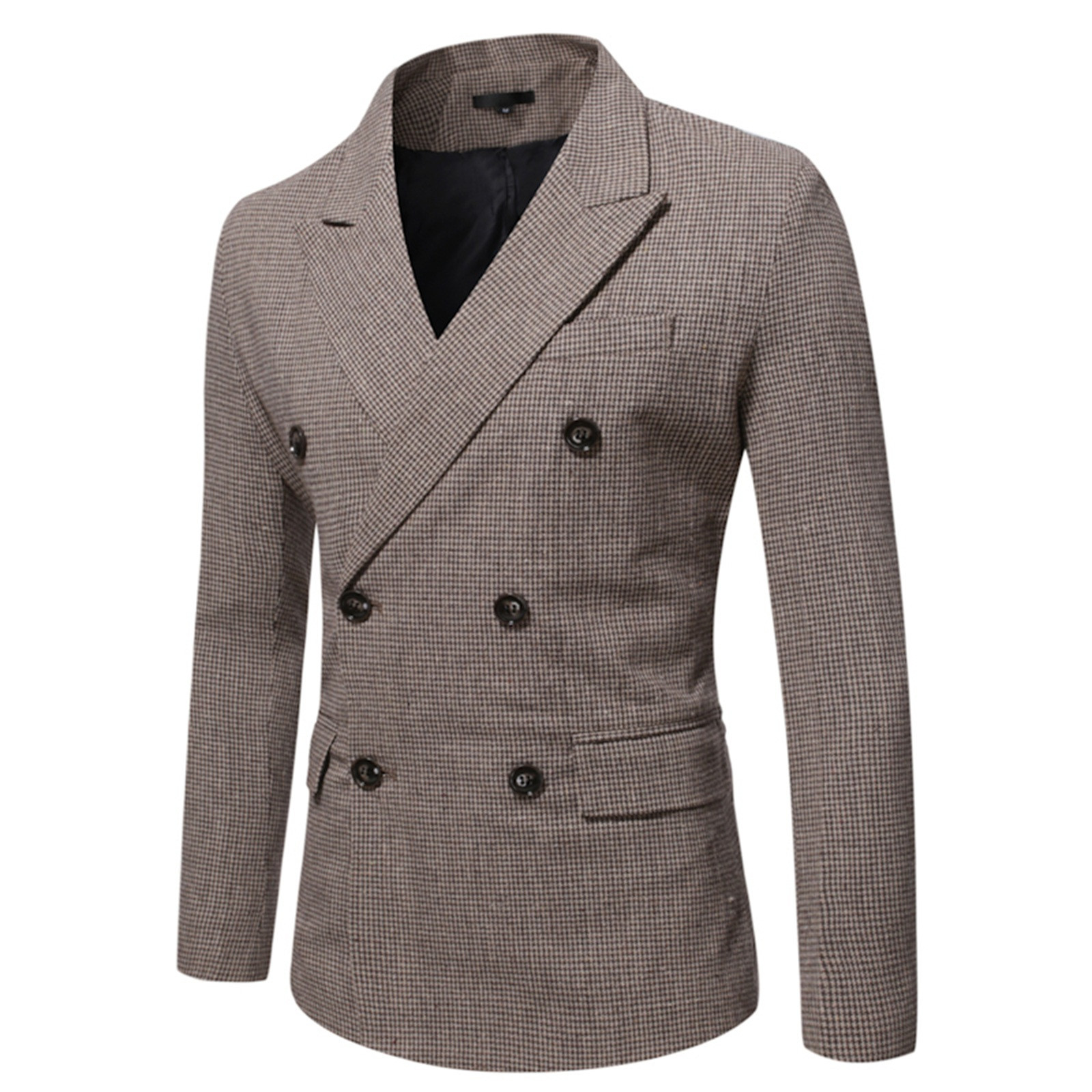 Men's Double Breasted Fashion Suit Business Casual Suit Suit Jacket
