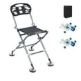 thumbnail image 3 of Silla de pesca plegable Colamx Silla portátil para exteriores con patas retráctiles Estilo A, 3 of 8