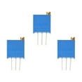 thumbnail image 1 of 50pcs Ohm Resistor Set, 3296W Adjustable Trimmer Resistor Single Resistors, 1 of 8
