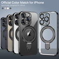 thumbnail image 4 of Funda para teléfono móvil GUAGUA iPhone 15 Pro de 6.1 pulgadas con soporte magnético, 4 of 9