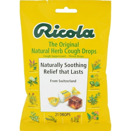 Ricola Original Herb Cough & Throat Drops, 21 ct