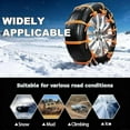 thumbnail image 7 of Universal Anti-Skid Tire Chains,Universal Reusable Anti-Skid Nylon Tire Chains,High GSM Adjustable Tire Zip Ties,Adjustable Anti-Slip Tire Cables for Snow and Ice, 7 of 7