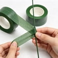 thumbnail image 4 of Green Floral Tape Self-Adhesive Florist Binding Tape Flexible Waterproof Stem Wrap Tape For Bouquet Making Floral Arrangement DIY Craft, 4 of 4