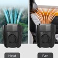 thumbnail image 3 of Ventilador calefactor eléctrico para coche de 12 pulgadas, calentamiento rápido, rotación de 360 ​​grados, 150 W, bajo consumo de energía. Calentador negro, 3 of 9