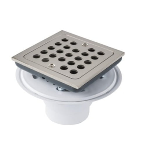 Monogram Brass Mb608 4-1/2" Square Shower Drain