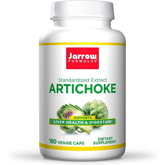 Jarrow Formulas Artichoke 500, Supports Liver and Cholesterol Metabolism, 500 mg, 180 Caps