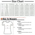 thumbnail image 3 of Homenesgenics Clearance under $5 Women Casual Print Shirt CrewNeck Short Sleeve Tee Tops Short Sleeve Round-Neck Blouses Shirts, 3 of 4