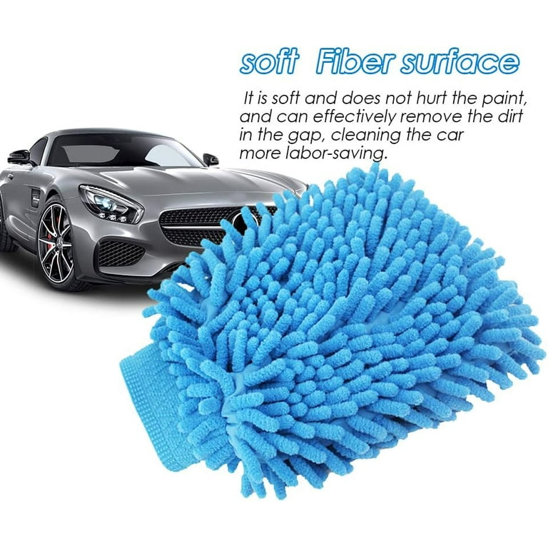 TOCOLES Car Cleaning Wash Mitt, Car Wash Mitt Car Cleaning Kit, Car Accessories Wash Mitt for Car Washing, Cleaning Supplies Dust Gloves for Cars, Trucks