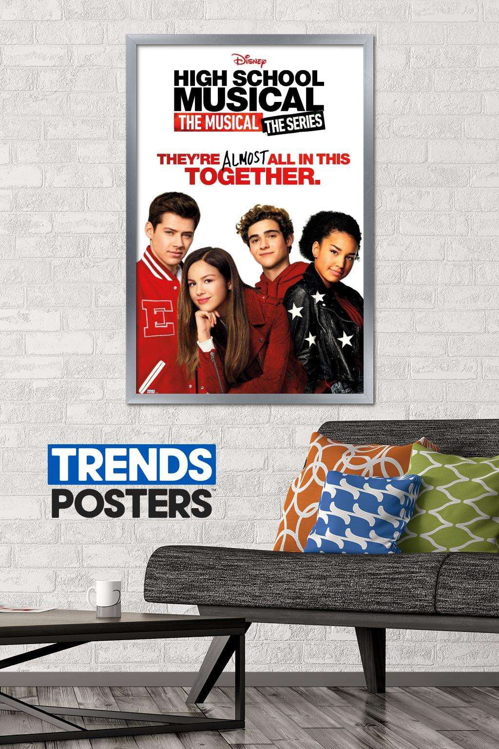 High School Musical: The Musical: The Series - Key Art Wall Poster, 22.375" x 34", Framed