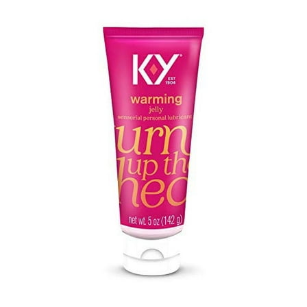 K-Y Warming Jelly Lube, Sensorial Personal Lubricant, Glycol Based Formula, Safe to Use with Latex Condoms, For Men, Women and Couples, 5 FL OZ (Pack of 3)
