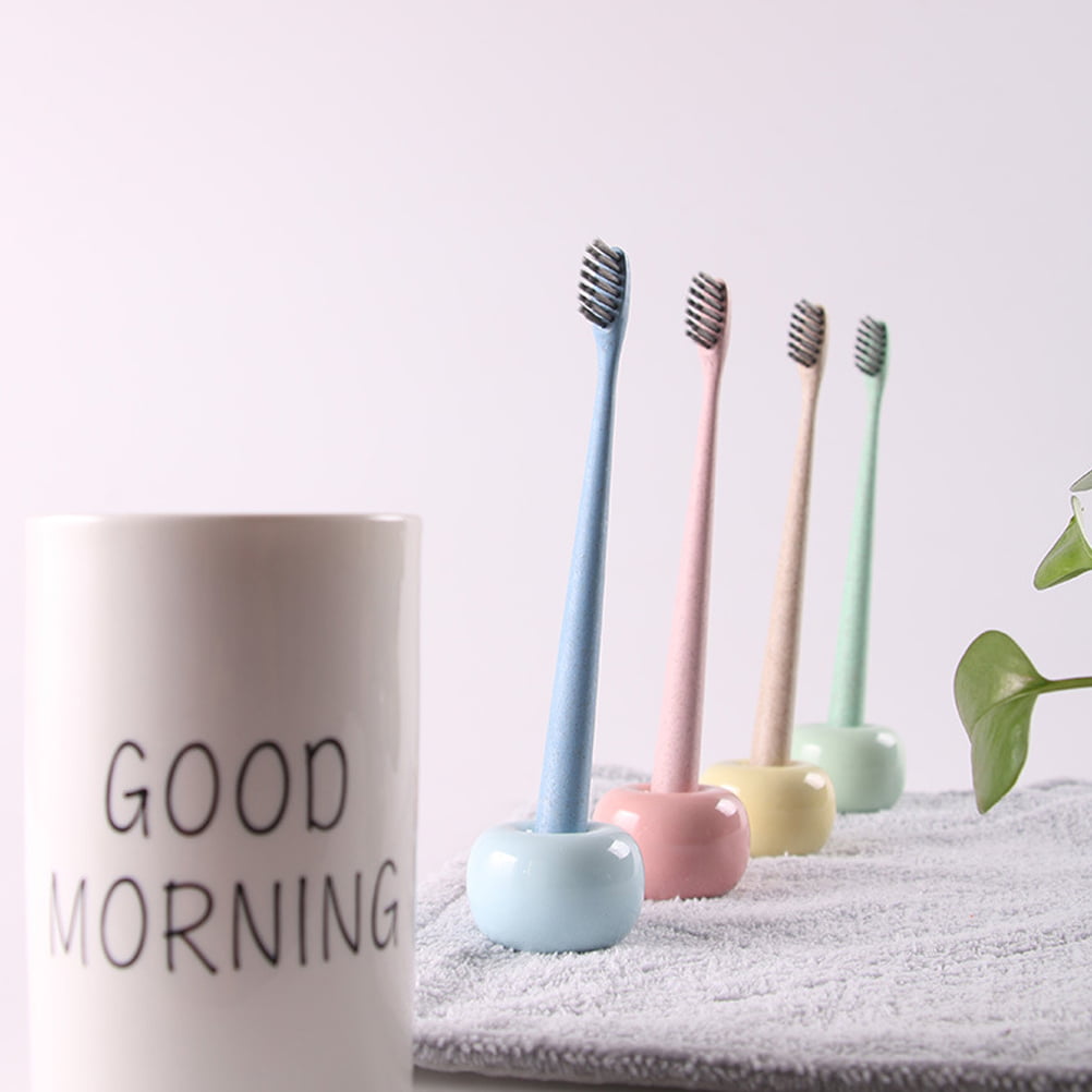 Green or Pink or White Details about   Japanese Toothbrush Holder Stand Leaf Series 