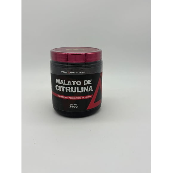 Malato de Citrulina PEAK NUTRITION 240g | Suplemento Deportivo Pre-Entrenamiento para Energía, Resistencia y Rendimiento Muscular