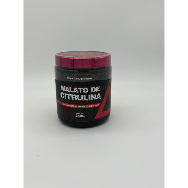 Malato de Citrulina PEAK NUTRITION 240g | Suplemento Deportivo Pre-Entrenamiento para Energía, Resistencia y Rendimiento Muscular