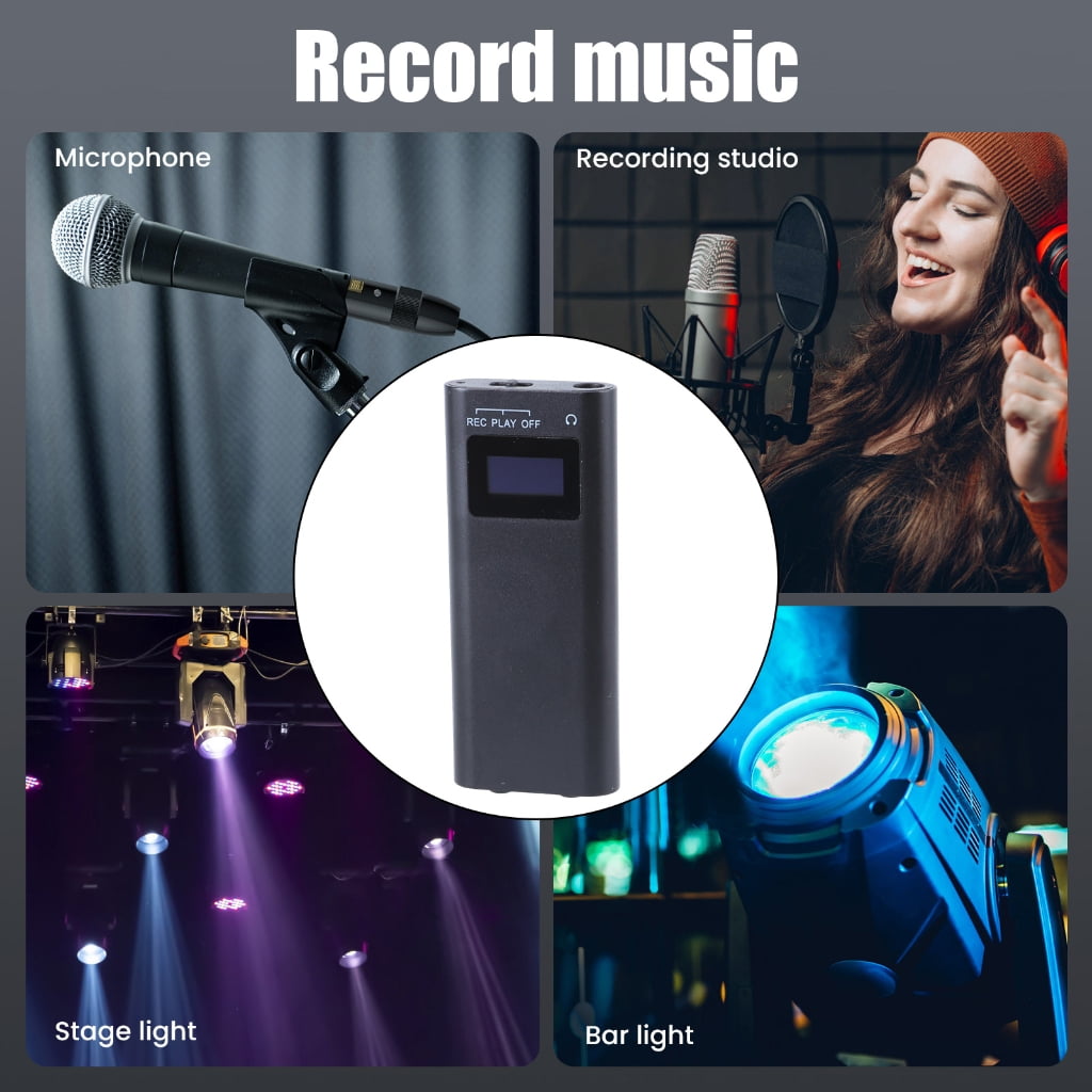 Digital Voice Recorder Voice Activated Tape Recorder 64GB for Meetings