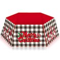 thumbnail image 3 of Feliz árbol de Navidad Collar Copos de nieve Anillo de Navidad Fiesta Interior Exterior Falda de piso Festival Decoración Artesanía Regalo Nuevo 005 seitruly HA009061-05, 3 of 6
