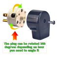 thumbnail image 4 of Conector AC HUARLPLUG Nema 5-15P 15A 125V 90° 12 direcciones, 4 of 9