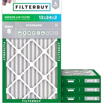 Filterbuy 12x26.5x1 MERV 11 (MPR 1200) Allergen Defense, Pleated HVAC AC Furnace Air Filters (5-Pack)