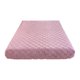 thumbnail image 2 of Sábana bajera protectora de colchón de forro polar coral cálido para invierno | Suave y protectora | 152 x 199 cm | Diseño de cuadros | Verde, caqui, gris, morado y rosa, 2 of 6