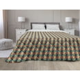 thumbnail image 1 of Floral Down Alternative Comforter, Spring Season Illustration with Greyscale Backdrop Nature Composition, Microfiber Quilt for All Season, 5 Sizes, Pale Grey Vermilion Grey, by Ambesonne, 1 of 3