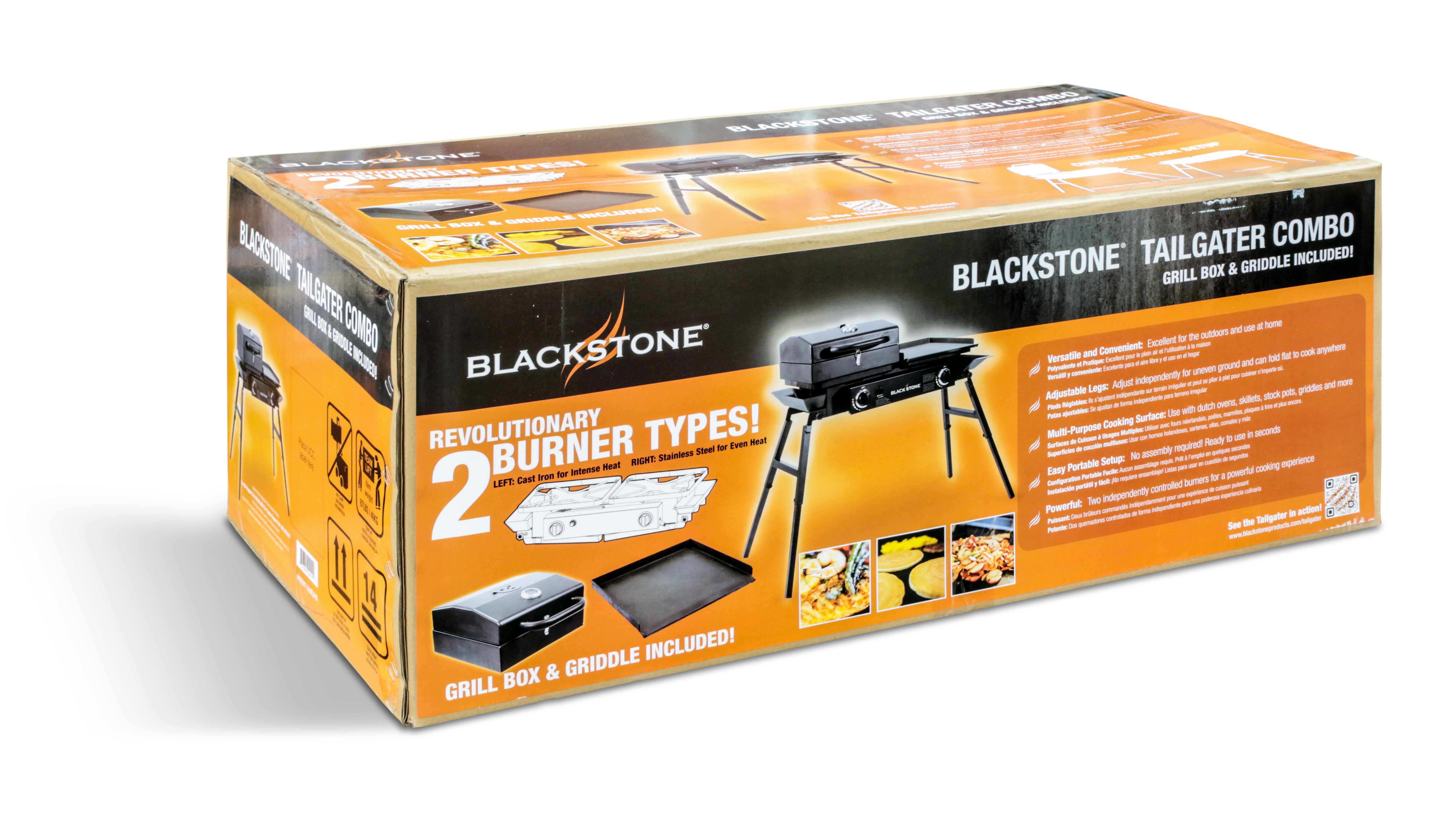 Blackstone On the Go Tailgater Griddle Combo 534-Sq in Black Portable Gas  Grill in the Portable Grills department at