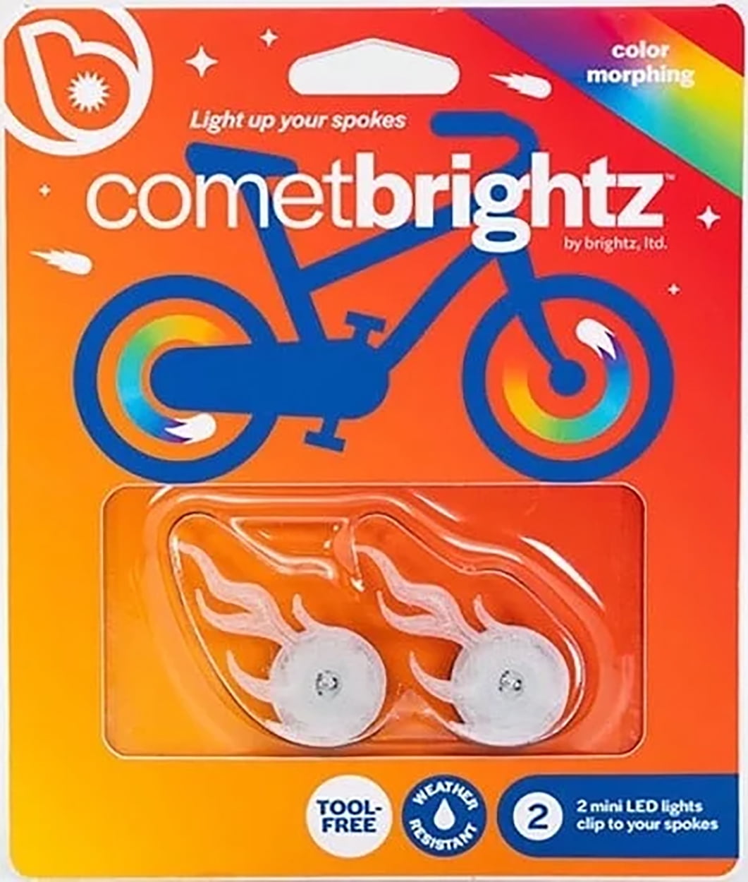 Brightz SpokeBrightz LED Bike Spoke Light, Color Morphing