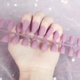 thumbnail image 1 of Uñas postizas, uñas postizas, regalos para mujeres, uñas largas mate carnosas, 24 parches para uñas postizas, parche para uñas postizas, pegatinas para uñas, 1 of 3
