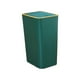 thumbnail image 2 of Basurero Pequeño para Baño con Tapa a Presión - Cesto de Basura de Plástico de 2.5 Galones con Tapa Abatible para Inodoro, Oficina y Dormitorio - Control de Olores, Diseño Compacto En Gris, Verde o B, 2 of 6