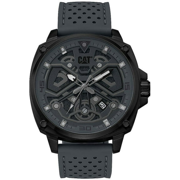 Men's CAT Caterpillar Tokyo Steel Skeleton Dial Watch AJ15125525