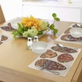 thumbnail image 4 of Ambesonne Tiki Bar Place Mats Set of 4, Folk Art, Standard Size, Multicolor, 4 of 6