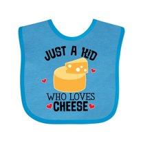 Inktastic Cheese Lover Kids Boys or Girls Baby Bib
