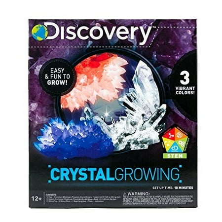 UPC: 0765940700709 | Discovery Crystal Growing Kit Grow Colorful Crystals STEM 12+
