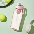 thumbnail image 1 of Botella Deportiva De 750 Ml, Hervidor Port Til, Con Compartimento Para T , Pl Stico Sin Bpa, Para Fitness Y Exteriores, Para Hombre Y Mujer, Soluci N De Hidrataci N, Recipiente Ecol Gico, 1 of 7