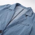 thumbnail image 6 of Women Cardigan Jean Jacket For Loose Fit Denim Shirt Jackets Summer d Button Jacket Lightweight Cardigans, 6 of 9