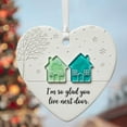 thumbnail image 5 of Heart-Shaped Sea Glass Friendship Decor, Heart-Shaped Sea Glass House Friendship Decor, Timeless Friendship Heart Ornament for Christmas Tree, Bohemia Art Decorations, Gifts for Friends, #B, 5 of 7