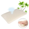 thumbnail image 4 of SUQ I OME Latex Foam Pillow, Bed Pillow for Sleeping, Medium Firm, Standard Pillow for Side, Back, and Stomach Sleepers Helps Relieve Shoulder and Neck Pain,, 4 of 8