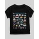 thumbnail image 1 of CARAS DE TIBURÓN Varios patrones de estampados educativos con temática de tiburones Camiseta de manga corta de cuello redondo para niño, camiseta ligeramente elástica y cómoda, con lindos estampados, 1 of 5