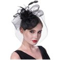BallsFHK Women Girls Mesh Fascinators Hat Cocktail Party Headband