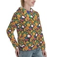 thumbnail image 6 of Kdxio Tropical Fruits Print Womens Oversized Hoodies Sweatshirts Hooded Pullover Tops Sweaters Casual-XX-Large, 6 of 7