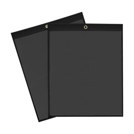 Partners Brand Solid Black Job Ticket Holders 11" x 14" Black 25/Case (JTH118)