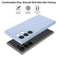 thumbnail image 4 of Samsung Galaxy S24/S24 Plus/S24 Ultra/S24 Cases Cover Cute, Tekcoo Anti-Slip Liquid Silicone Gel Rubber Bumper Case Soft Microfiber Lining Cushion Slim Hard Shell Shockproof Protective Case -Purple, 4 of 10