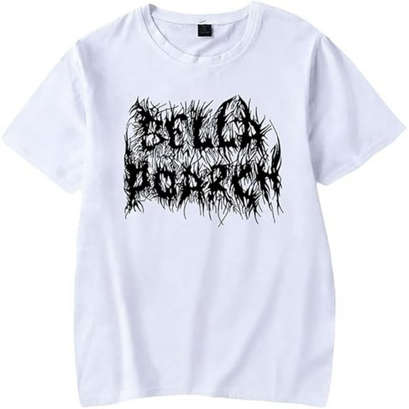 Bella Poarch Logo T-Shirt Women Men Vintage Fashion Short Sleeve Tee Streetwear