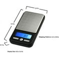 thumbnail image 3 of American Weigh Scale Ac-650 Digital Pocket Gram Scale Black 650 G X 0.1 G, 3 of 7